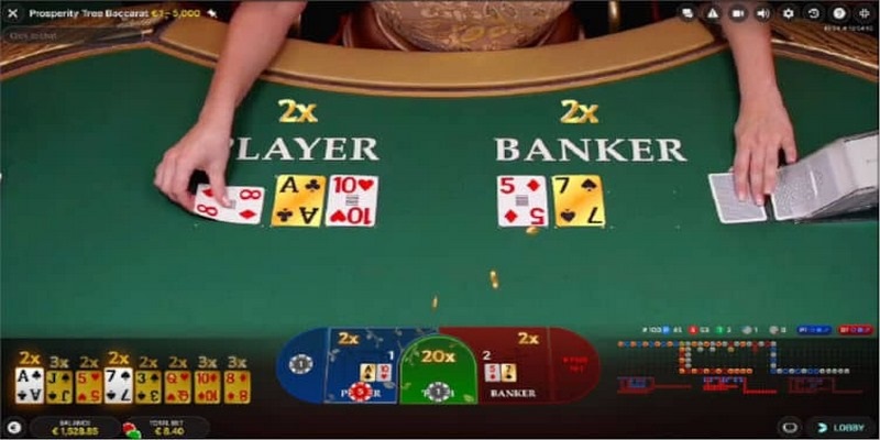 Game bài Baccarat có cách chơi đơn giản, tỷ lệ thưởng lớn